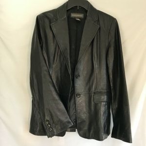 Banana Republic Leather Blazer